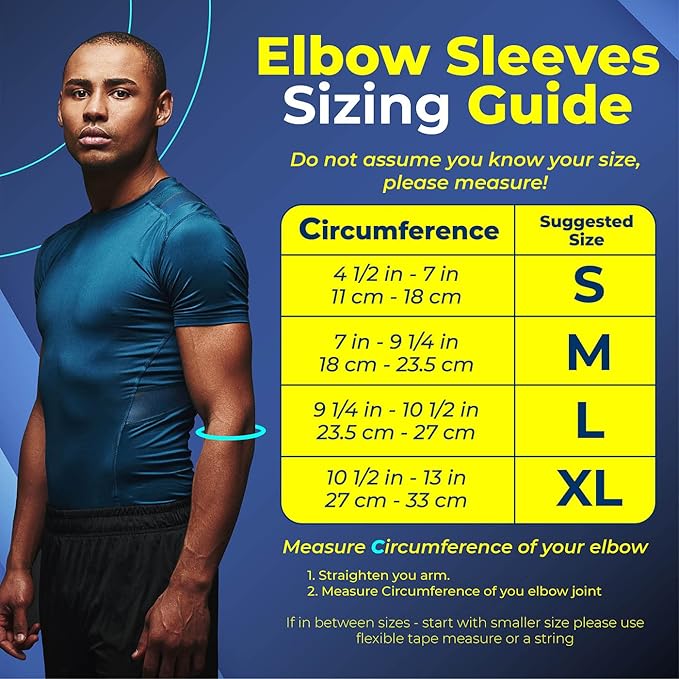 Sparthos Elbow Compression Sleeve, Tennis Elbow Brace, Men Women