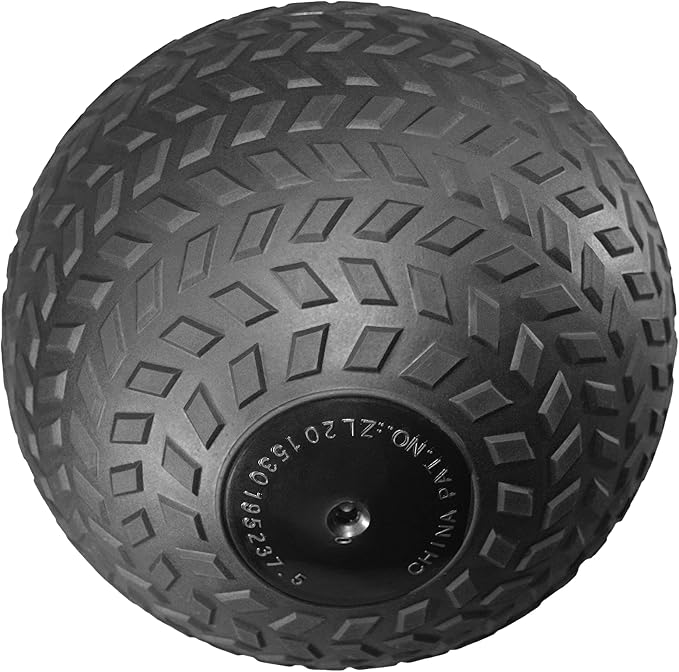 POWERT Slam Ball Weighted Ball Core Muscle Cardio Workout |Easy to Grip Tread & Heavy Duty Durable Rubber Shell