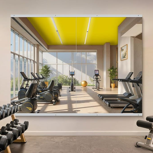 Home Gym Mirror Wall Mounted,60x40 Inch,2PCS Full Length Mirror