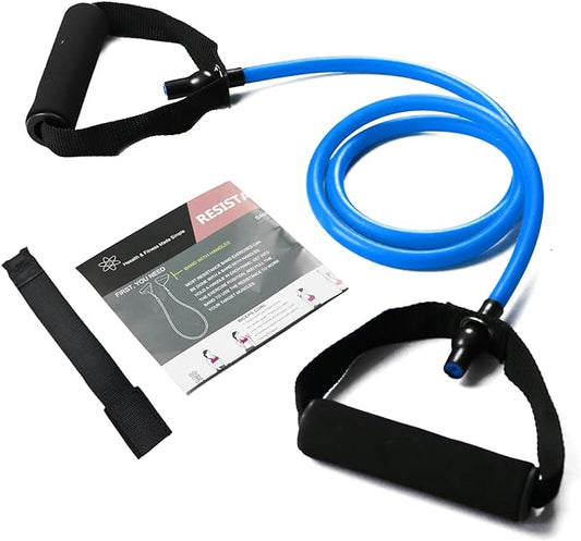 Resistance Bands with Handles, Exercise Bands with Handles, Door Anchor | Physical Therapy & Rehab, Home Workout Pilates Yoga, Non-Slip Handles, Portable Travel, TPE