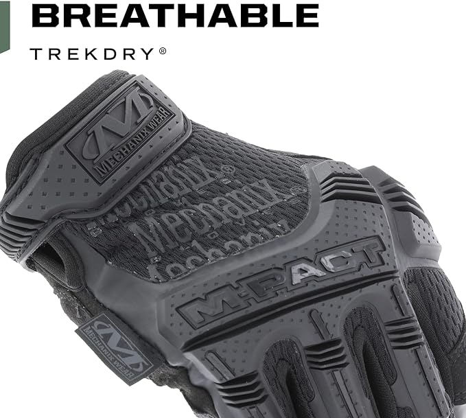 Mechanix Wear M-Pact Fingerless Covert Tactical Gloves, Large | Impact Protection & Vibration Absorption with Heavy Duty Build, Machine Washable for Long-Lasting Use