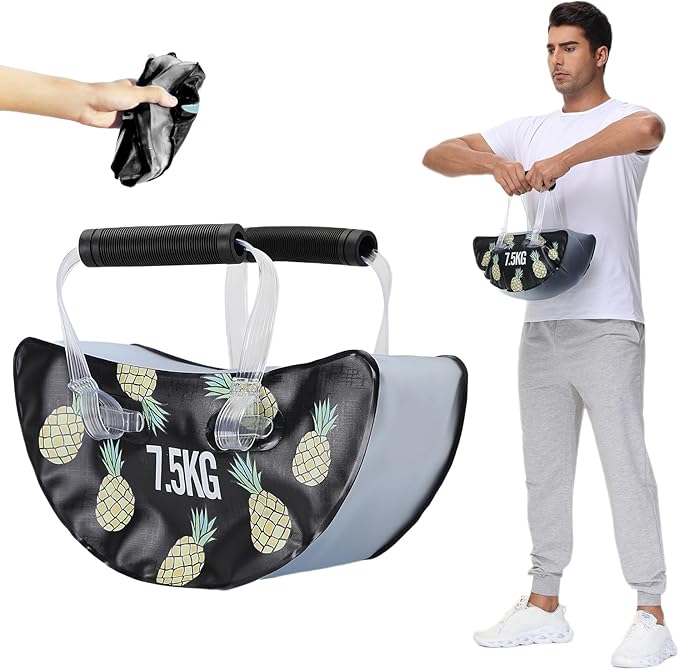 Travel Dumbbells, Water Filled Dumbbells Set, Fitness Exercise Dice 7/10/15/20 lbs, Portable Fitness Equipment, Fun for Strength Training, Core Training