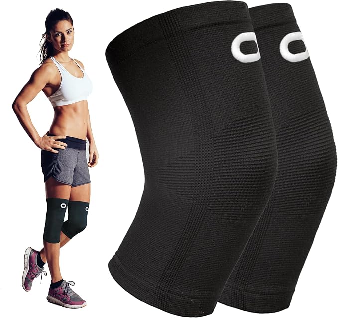 Knee Brace for Women & Men (Pair) – Knee Sleeves for Running, Workout, Weightlifting & Sports – Compression Knee Support for Knee Pain Relief, Meniscus Tear & Arthritis
