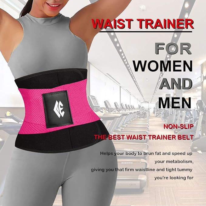 ChongErfei Waist Trainer Belt for Women & Man - Waist Trimmer Ab Belt | Tummy Control Body Shaper