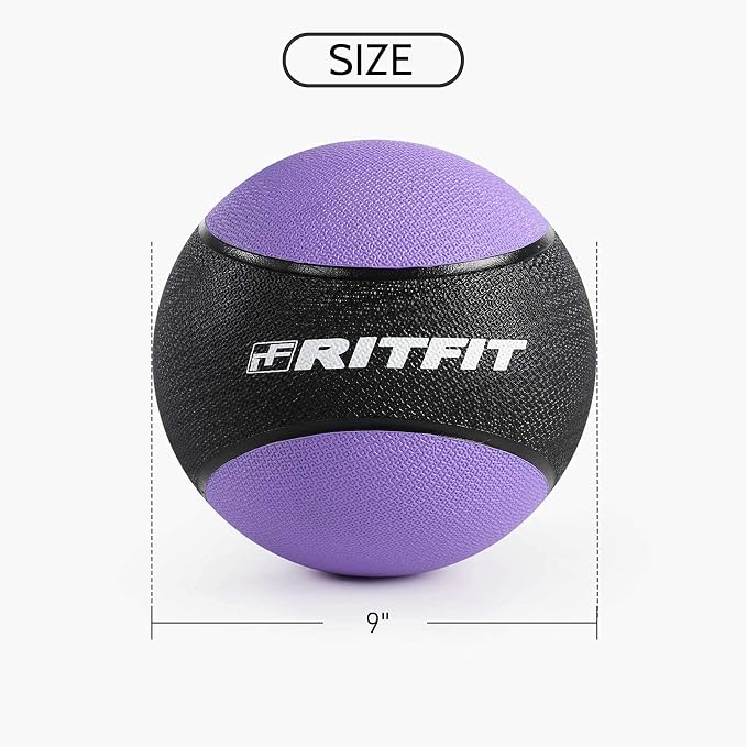 RitFit Balance Training, Coordination Fitness - Multiple Weights & Colors | Workout Exercise Ball for Core Strength, Balance Training, Coordination Fitness