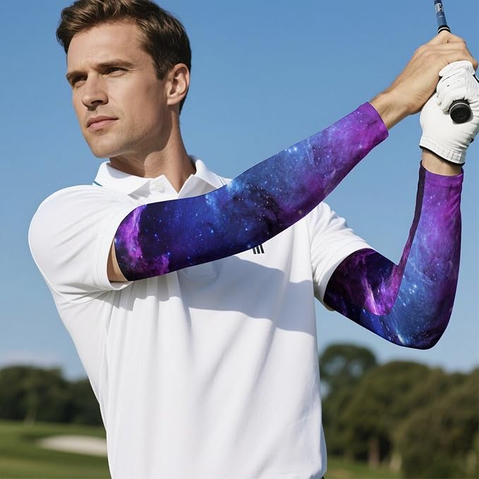 Marble Sports Compression Arm Sleeves for Men & Women - Youth Arm Sleeve Baseball Volleyball Sleeves & Basketball Sleeve