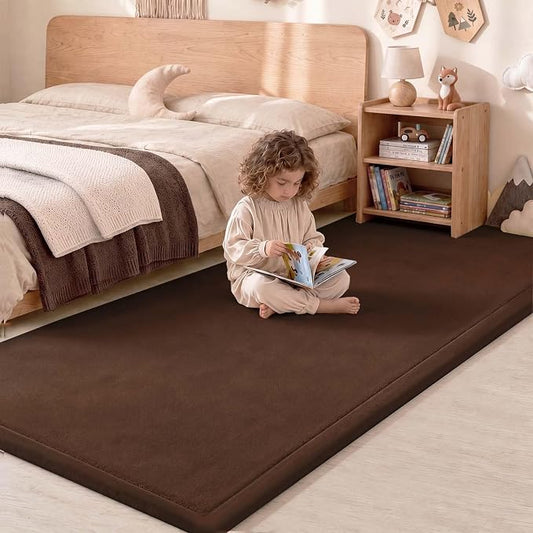 1.3" Thick Baby Play Mat for Floor,28x72 Bedside Rugs, Non-Slip | Ultra Soft Playmat for Baby,Tummy Time Foam Mats,Cushioned for Infant,Kids and Toddler Crawling,Easy Care