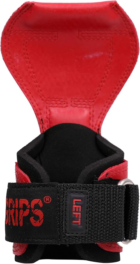 Cobra Grips Weight Lifting Gloves with Adjustable Neoprene Padded Wrist Wraps - Heavy Duty Alternative to Power Lifting Hooks for Deadlifts