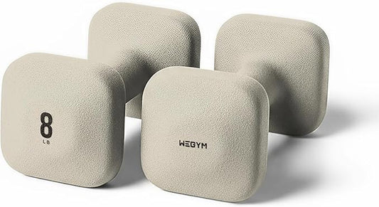 WeGym Square Dumbbells for Home Gym, Hand Weights for Strength Training