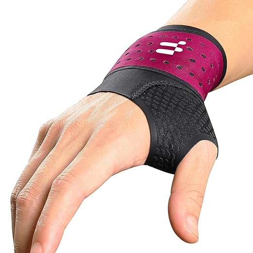 Ultra Thin Carpal Tunnel Wrist Brace with Soft Thumb Design (Not for Thumb Pain), Ajustable Compression Wrist Wraps with Mobility for Sports Work Typing Sleeping, Tendonitis, Arthritis Ulnar Pain | Invisible Support while Working, Yoga Fabric, Soft Thu...