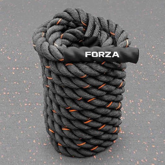 METIS Battle Ropes – Durable Fitness Ropes for Strength Training, 30ft/40ft/50ft Options – Ideal for Home Workouts & Gyms with Anti-Fray Handles
