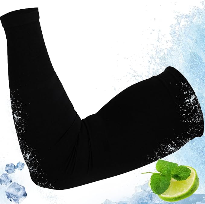 Arm Sleeves for Men Women – Cooling UV Sun Protection UPF 50+ Compression Sports Sleeves for Outdoor, Tattoo Cover Up
