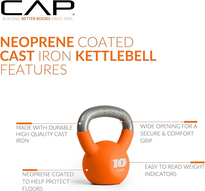 CAP Neoprene Coated Kettlebells - Multiple Sizes