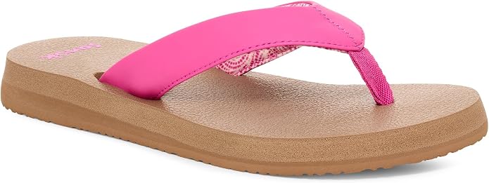 Sanuk Yoga Mat II | Flip Flops for Women | Yoga Sandals For Women | Women's Beach Sandals | Memory Foam Footbed