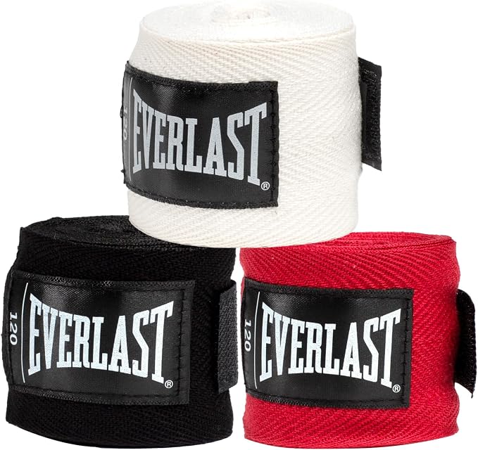 Everlast Core Handwraps 120in – Boxing Hand Wraps for Gloves, Wrist & Knuckle Support