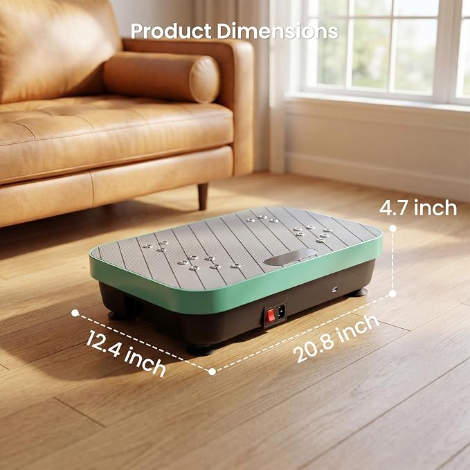 Vibration Plate Exercise Machine: TISSCARE Vibrating Plates for Weight Loss and Lymphatic Drainage, 400lbs Shake Plate Whole Body Workout Platform for Home Fitness Fat Burner Gifts