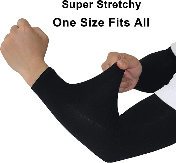 PFFY UV Protection Cooling Arm Sleeves for Men and Women UPF 50 Sun Sleeve