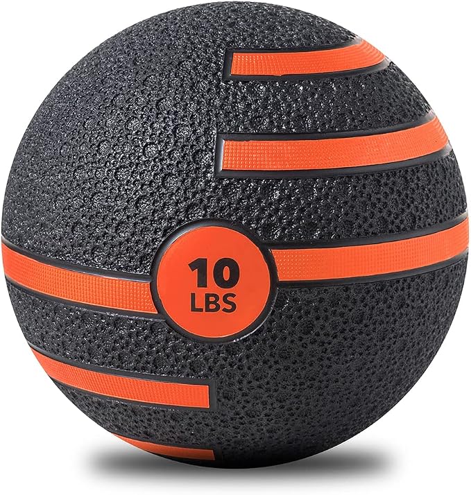 JFIT Dual Texture Medicine Ball – Weighted Exercise Ball for Strength, Core & Functional Fitness Training