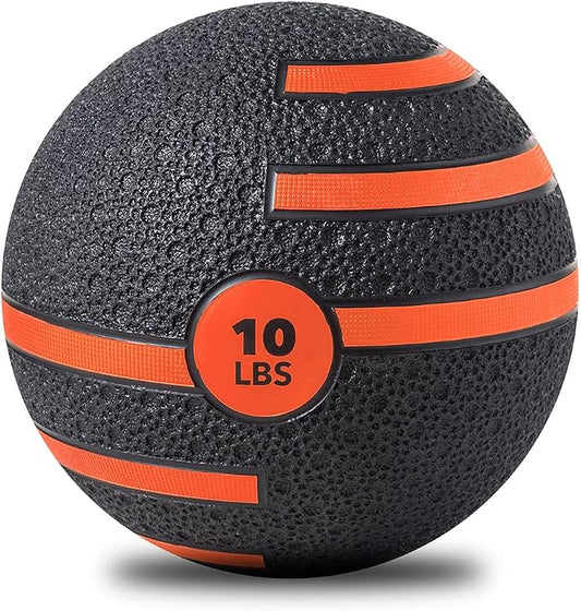 JFIT Dual Texture Medicine Ball – Weighted Exercise Ball for Strength, Core & Functional Fitness Training