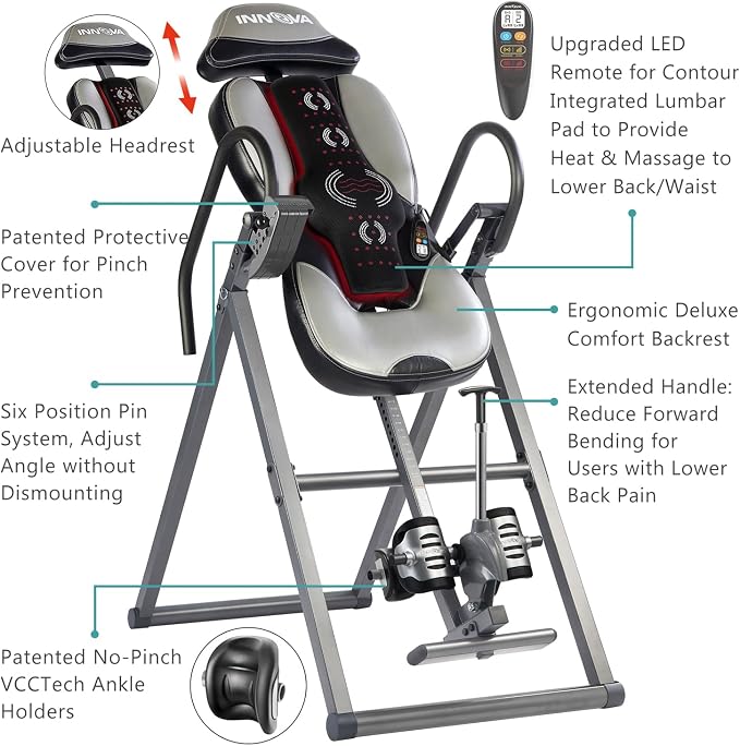 Innova Advanced Heat and Massage Inversion Table