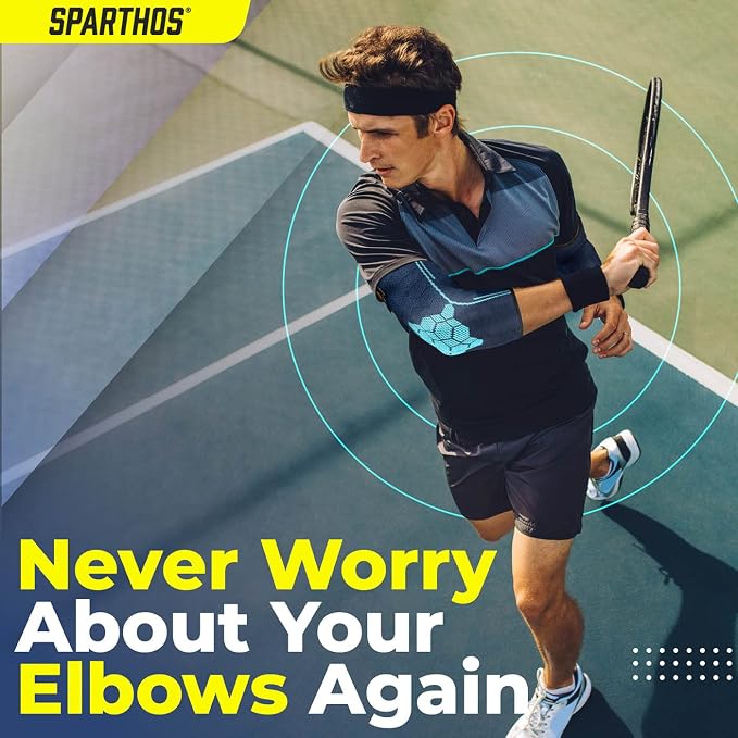 Sparthos Elbow Compression Sleeve, Tennis Elbow Brace, Men Women