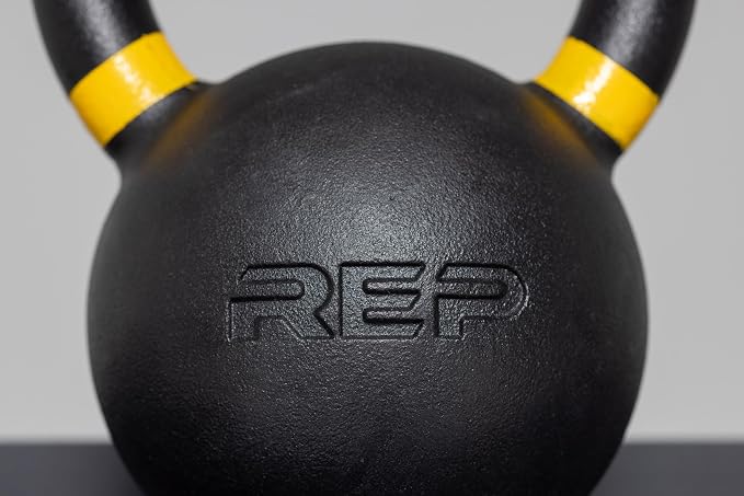 REP Fitness Kettlebell Set and Singles, 4kg to 24kg, 9lb to 53lb Weight Range, Cast Iron, Strength Exercise Training, Home Gym, Power Workout Equipment, Free Weights, Dumbbell Alternative