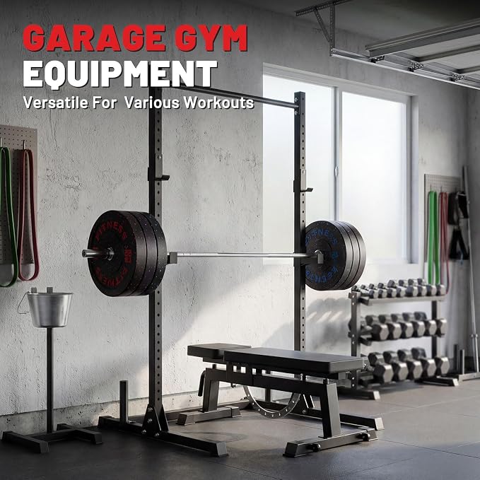 2" Bumper Plates Set Olympic Weight Plates for Barbell Strength Training | Papababe 2Inch Weights Plates Set, Floor Protective Plates, 20-600lbs Rubber Bumper Plates for Weightlifting, Bench Press