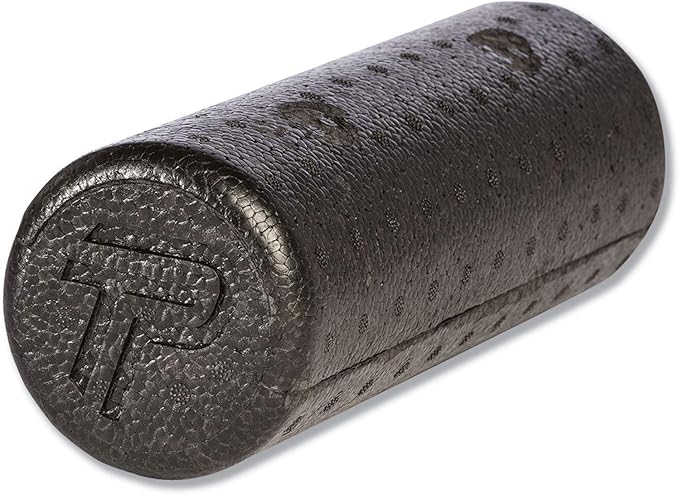 Pro-Tec Athletics Travel Size Foam Roller, High-Density Black Foam, Flexibility, MyoFascial Release, Compact & Portable, Includes Four-Color Exercise Program Providing Common Foam Rolling Techniques.