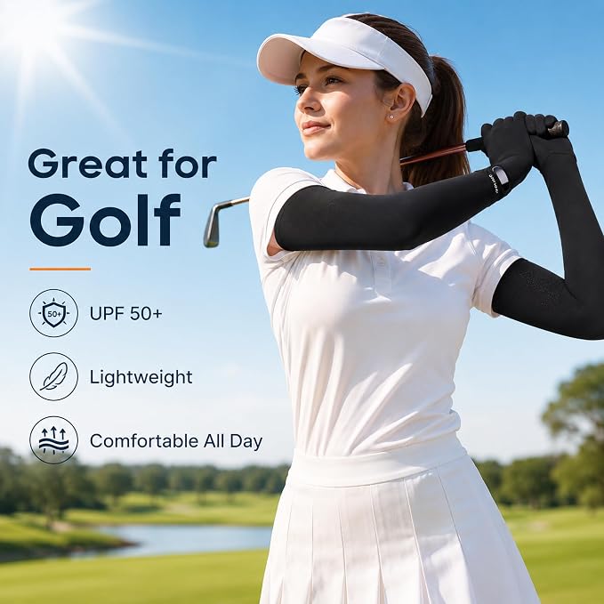Women Driving Gloves, UV Protection Sun Gloves, Touchscreen Full Finger | UPF 50+ fabric blocks 99% UV rays, protecting hands during driving, cycling, fishing, hiking and outdoor activities