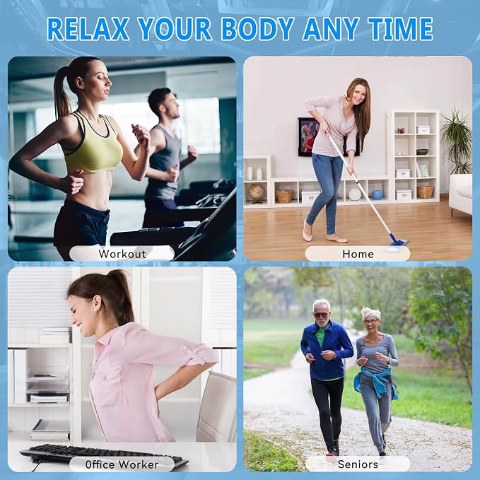 APHERMA Massage Gun, Muscle Massage Gun for Athletes Handheld Electric Deep Tissue Back Massager, Percussion Massage Device for Pain Relief with 30 Speed Levels 9 Heads