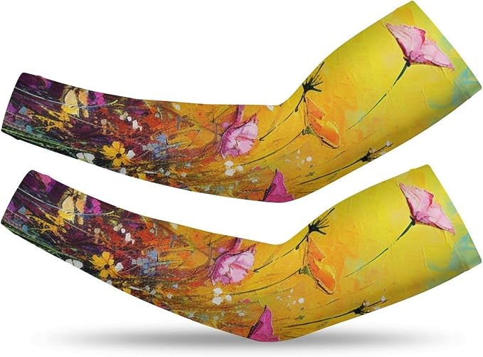 Marble Sports Compression Arm Sleeves for Men & Women - Youth Arm Sleeve Baseball Volleyball Sleeves & Basketball Sleeve
