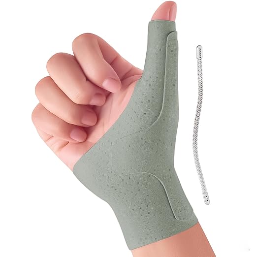 Wrist Thumb Brace Mommy Compression Stabilizer Waterproof Thumb Spica Splint for Arthritis,Trigger Finger,De Quervains Tenosynovitis,Tendonitis,CMC Joint Pain and Support-Women Men-Left or Right Hand