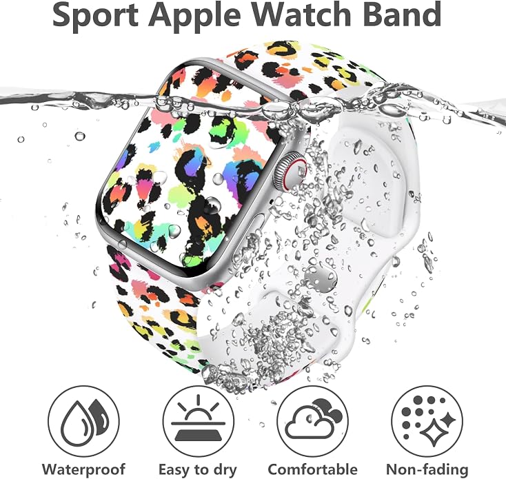 Pride Watch Band Compatible with Apple Watch Series 11 10 9 8 7 6 5 4 Ultra SE (Replacement Silicone Strap for iWatch 40mm - 49mm)