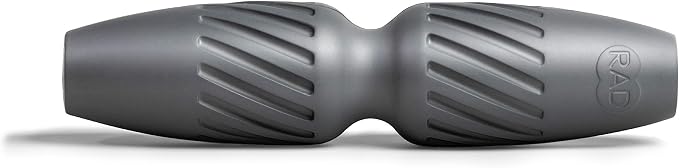 RAD Helix – Compact High-Density Exercise Foam Roller – Deep Tissue Myofascial Release for Back, Quads, Hamstrings & More – Muscle Recovery Tool for Stretching & Mobility