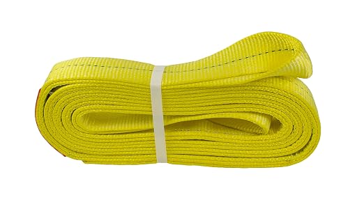 Kennedy Wire Rope & Sling Co. 2" x 9' 2-Ply Twist Eye Polyester Lifting Sling (Various Sizes in Listing) Made in The USA
