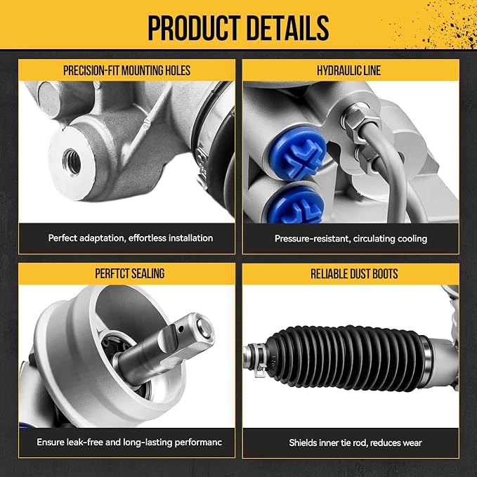 KAC Power Steering Rack and Pinion Replacement for Audi A4 Quattro 02-04 All Models/2005 1.8T/05-06 3.0L, A4 2002-2003 2005 All Models/2004 2006 1.8T/2004 3.0L, Hydraulic Rack and Pinion 262914