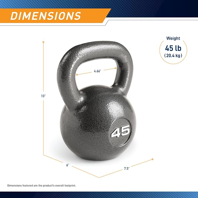 Marcy Hammertone Kettle Bells - 10 to 55 lbs. HKB Workout Weights