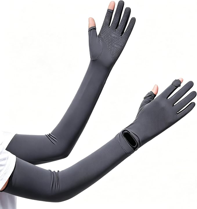 Women Driving Gloves, UV Protection Sun Gloves, Touchscreen Full Finger | UPF 50+ fabric blocks 99% UV rays, protecting hands during driving, cycling, fishing, hiking and outdoor activities