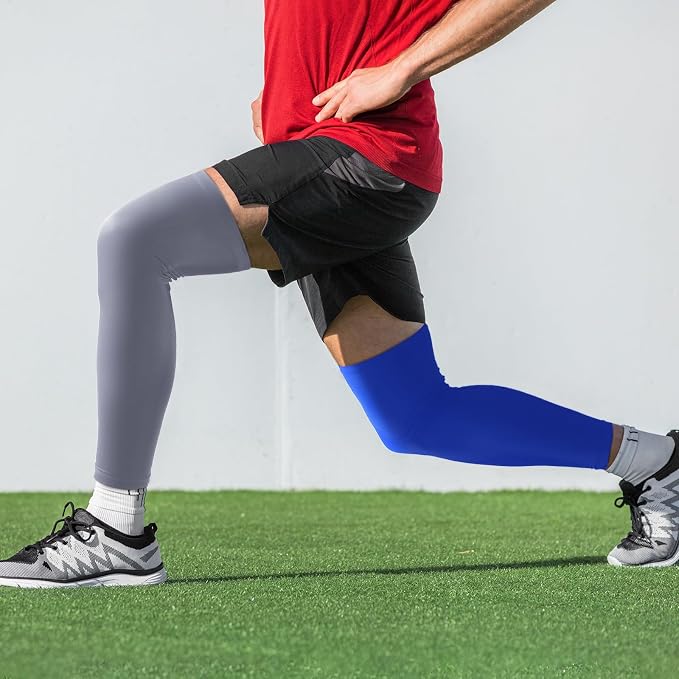 Tatuo Leg Sleeves Compression Long Knee Sleeve UV Protect for Men Women Sport Basketball Football