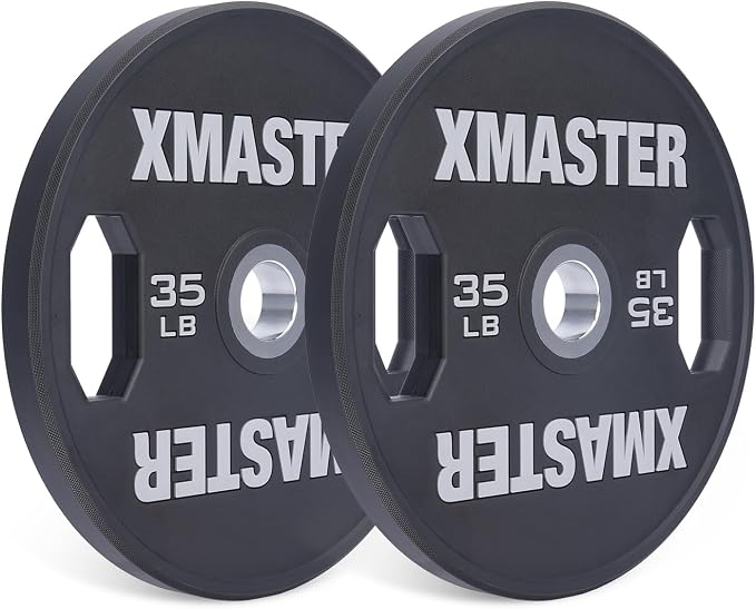 XMASTER FITNESS Urethane Black Grip Plate