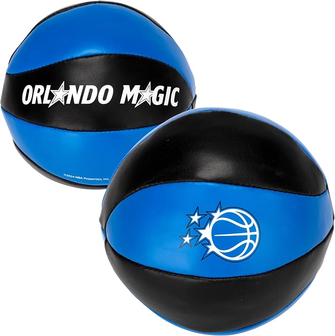 Franklin Sports NBA Toy Basketballs - 2 Pack of Kids Soft Mini Basketballs for Over The Door + Indoor Hoops - NBA Fan Shop