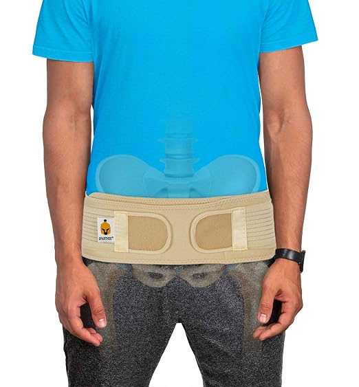 Sparthos Sacroiliac SI Belt, SI Joint Belt for Women & Men - Beige, Regular