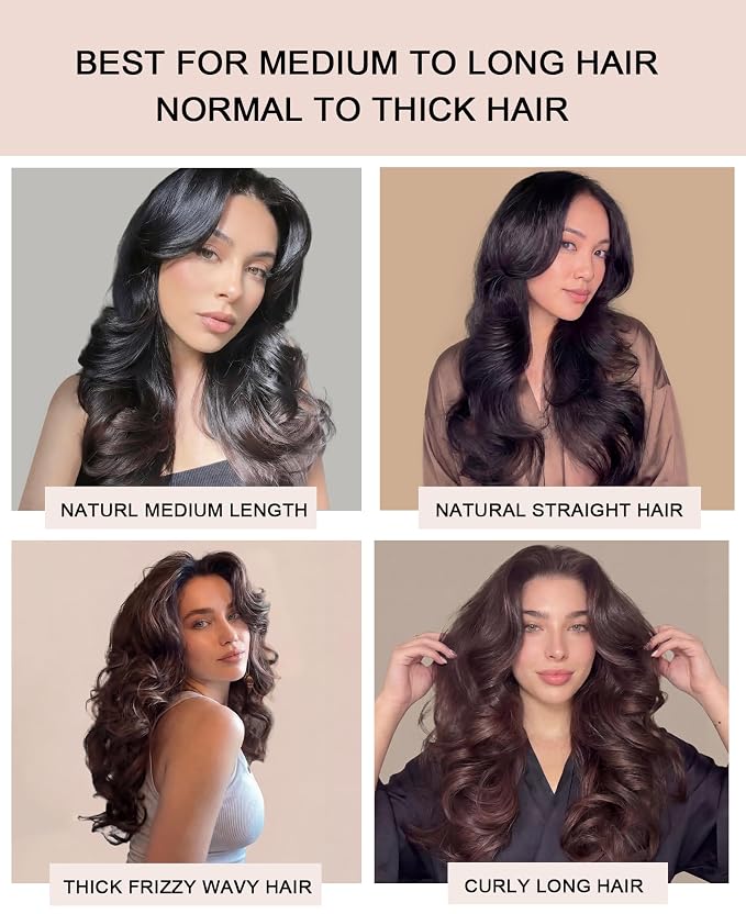 Classic Heatless Curls Overnight Rods - Upgraded Directional Grip Velvet Heatless Hair Curler to Sleep in No Heat Heatless Curling Flexi Rods Foam Hair Rollers for Blowout Look Medium & Long Hair