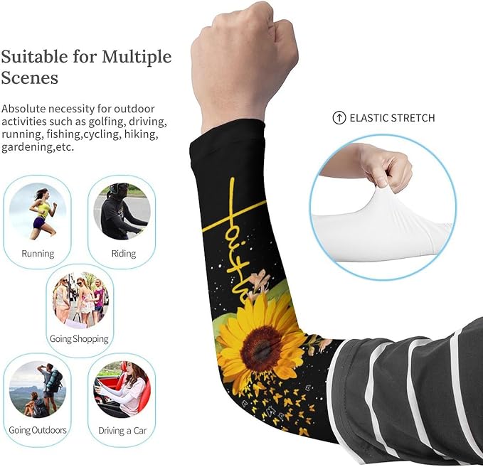 Marble Sports Compression Arm Sleeves for Men & Women - Youth Arm Sleeve Baseball Volleyball Sleeves & Basketball Sleeve