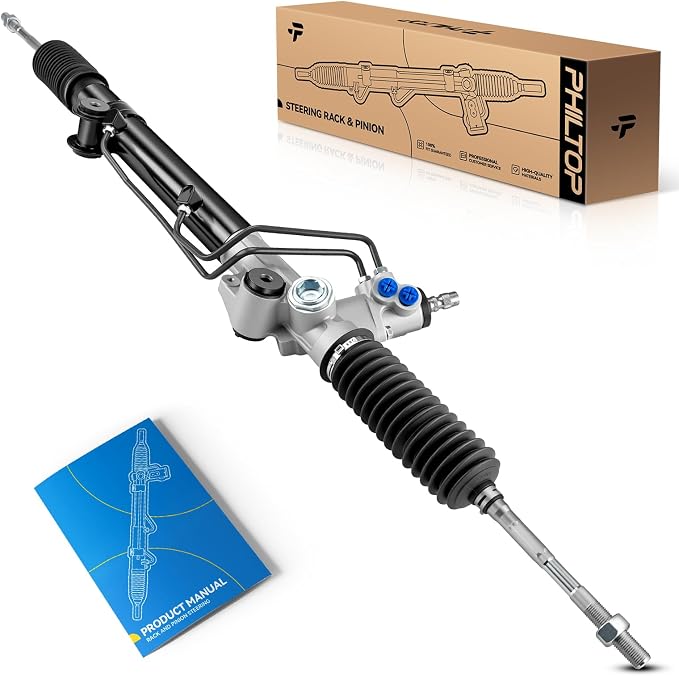 PHILTOP Power Steering Rack and Pinion Compatible with Toyota Tacoma 2016 2019 2021-2022 All Models/2018 3.5L/2005-2006 2009-2010 2013 2015 4.0L, Hydraulic Rack and Pinion Replace 26-2629