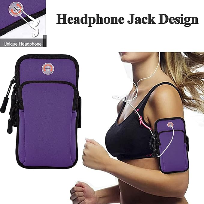 Phone Armband for iPhone Running Armband Cell Phone Holder iPhone 17 16 16e 15 14 13 12 11 Pro Max Xs Xr X 8 Plus Mini,Galaxy S26 S25 S24 S23 S20 Note Sports Exercise Workout Arm Band Sleeve