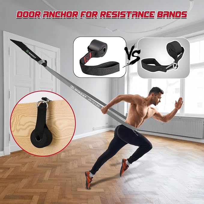 WIKDAY Resistance Bands for Working Out, Exercise Bands, Workout Bands, Pull Up Assistance Bands for Body Stretching Training Physical Therapy Muscle Training for Men & Women