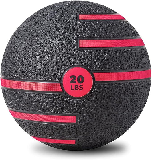 JFIT Dual Texture Medicine Ball – Weighted Exercise Ball for Strength, Core & Functional Fitness Training