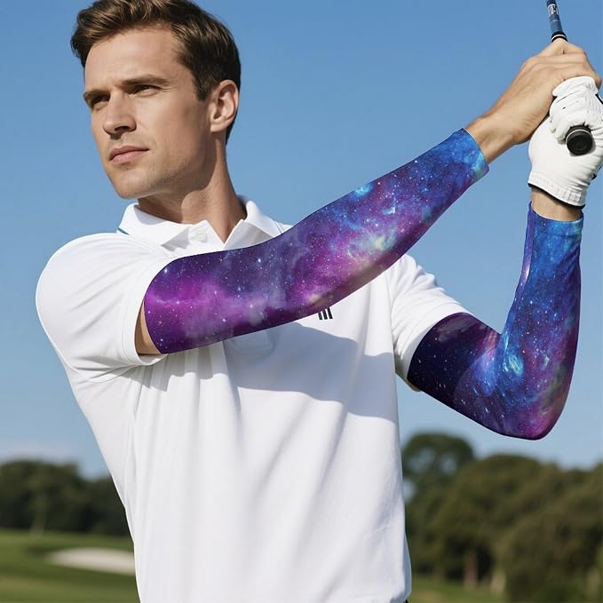 Marble Sports Compression Arm Sleeves for Men & Women - Youth Arm Sleeve Baseball Volleyball Sleeves & Basketball Sleeve