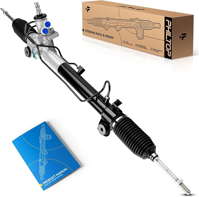 PHILTOP Power Steering Rack and Pinion Compatible with Lexus RX350 2007-2009, RX330 2004-2006, Toyota Highlander 2004-2005 All Models & 2006-2007 2.4L 3.3L, Hydraulic Rack and Pinion Replace 26-2617